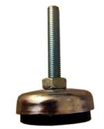 Maskinfod - St�lkappe 3mm zink; Base - gummi, �55 x 85mm -  M10 